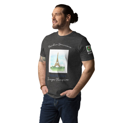 Paris 2024 Olympic Games Unisex organic cotton t-shirt (DARK-SP)