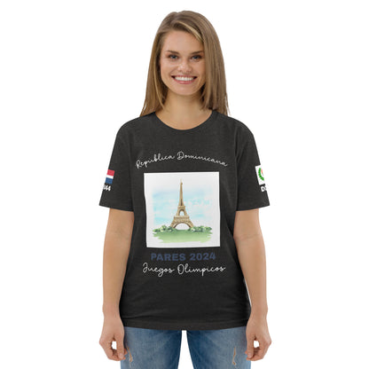 Paris 2024 Olympic Games Unisex organic cotton t-shirt (DARK-SP)