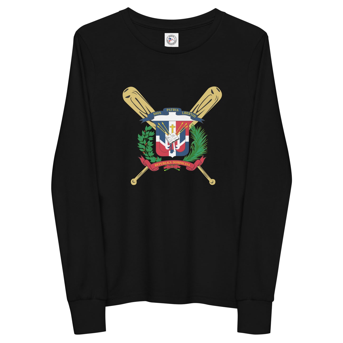 RD 1844 Baseball Seal Youth long sleeve tee